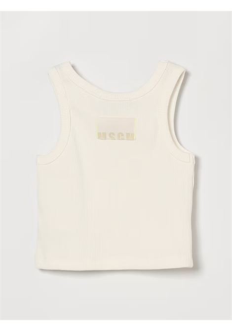 Canotta con logo MSGM KIDS | S6MSJGTA159002